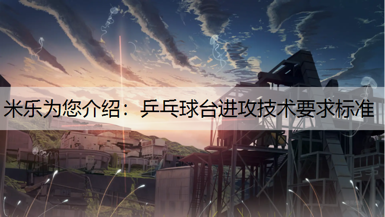 <strong>米乐为您介绍：乒乓球台进攻技术要求标准</strong>